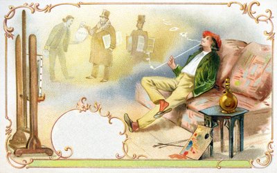 Los sueños del artista, 1900 de European School